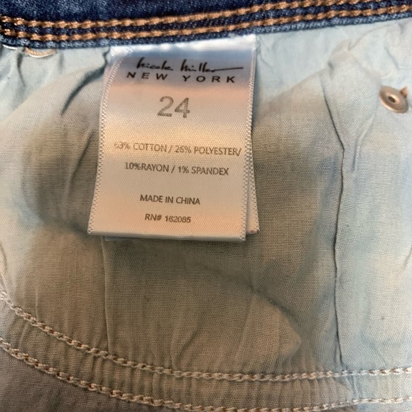 Nicole Miller Soho Ankle Length (petite) Skinny Jeans Size 24 - Picture 4 of 8